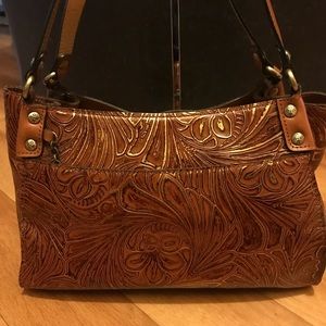 Patricia Nash Tooled Embossed Tote Bag